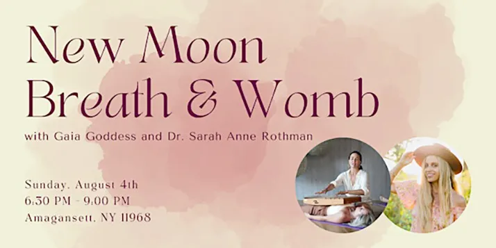 Naturopathy Maui HI New Moon Breath & Womb